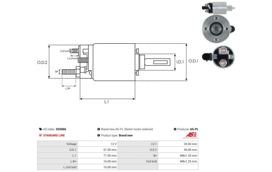 Magnetic switch, starter motor, Image 4