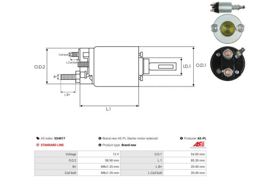 Magnetic switch, starter motor, Image 4