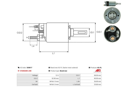 Magnetic switch, starter motor, Image 4