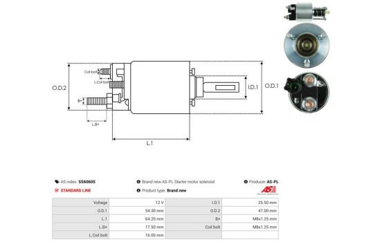 Magnetic switch, starter motor, Image 4
