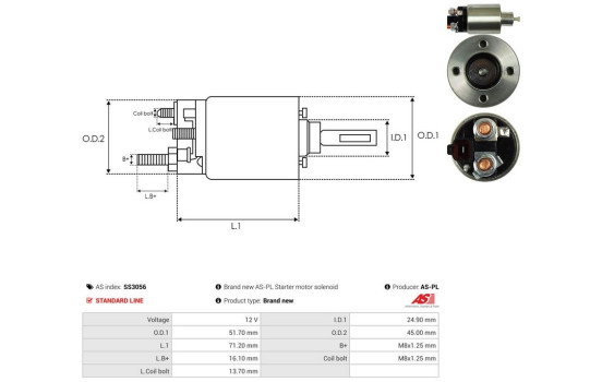 Magnetic switch, starter motor, Image 4
