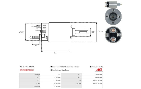 Magnetic switch, starter motor, Image 4