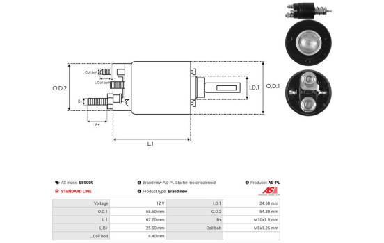 Magnetic switch, starter motor, Image 4