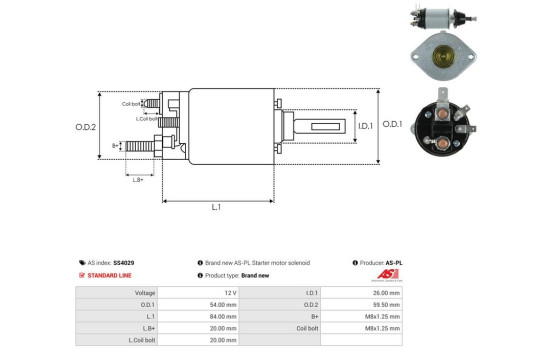 Magnetic switch, starter motor, Image 4