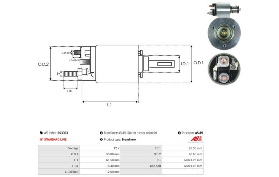 Magnetic switch, starter motor, Image 4