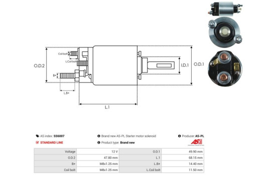 Magnetic switch, starter motor, Image 4