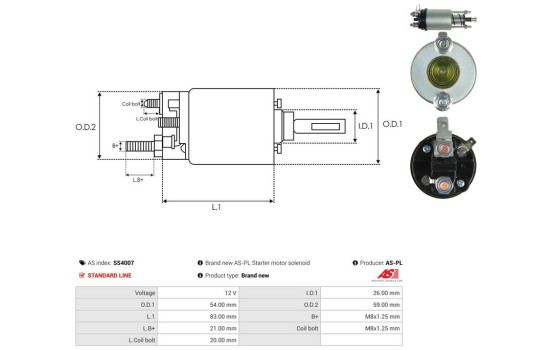 Magnetic switch, starter motor, Image 4