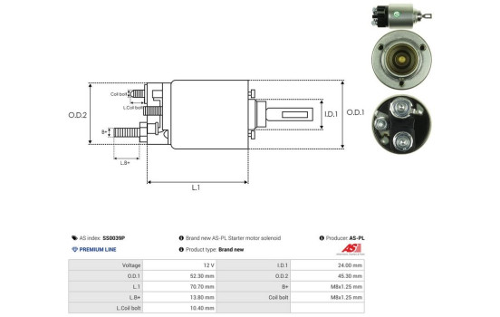 Magnetic switch, starter motor, Image 4