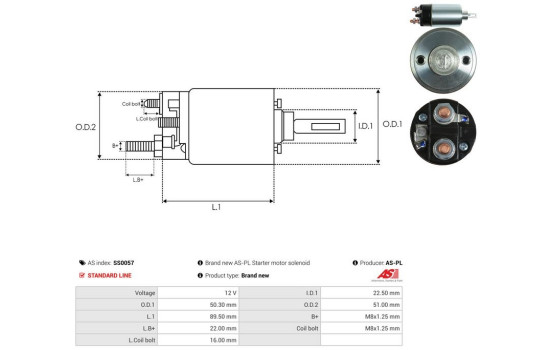 Magnetic switch, starter motor, Image 4