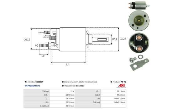 Magnetic switch, starter motor, Image 5