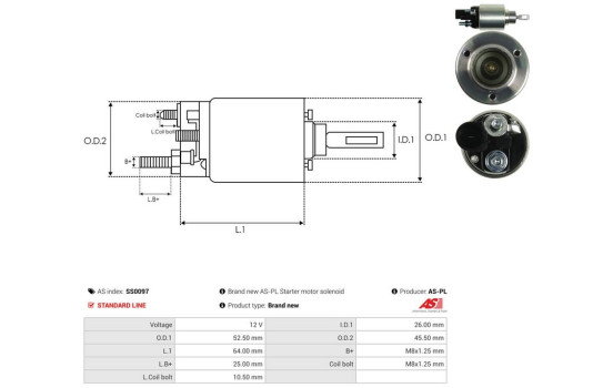 Magnetic switch, starter motor, Image 4