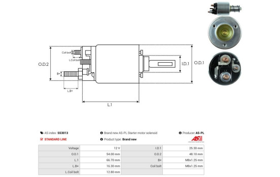 Magnetic switch, starter motor, Image 4