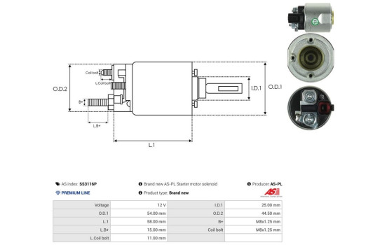 Magnetic switch, starter motor, Image 4