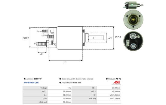 Magnetic switch, starter motor, Image 4