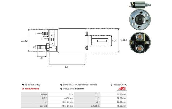 Magnetic switch, starter motor, Image 4