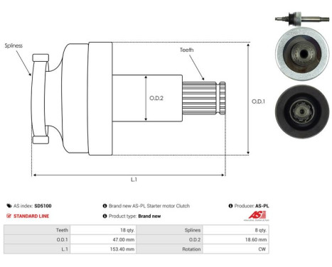 Pinion, starter motor, Image 4