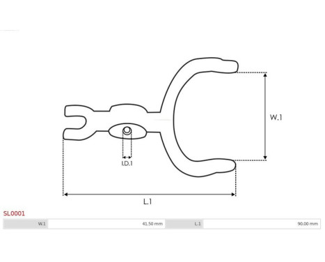 Repair kit, starter motor, Image 2