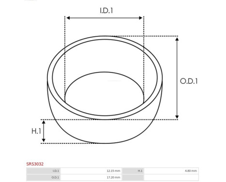 Repair kit, starter motor, Image 2