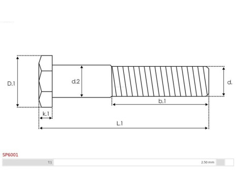 Repair kit, starter motor, Image 2