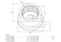 Repair kit, starter motor