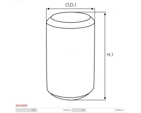 Repair kit, starter motor, Image 2