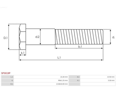 Repair kit, starter motor, Image 2
