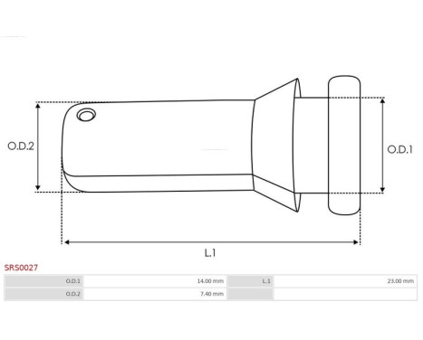 Repair kit, starter motor, Image 2