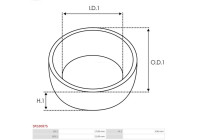 Repair kit, starter motor