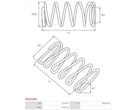 Repair kit, starter motor, Image 2