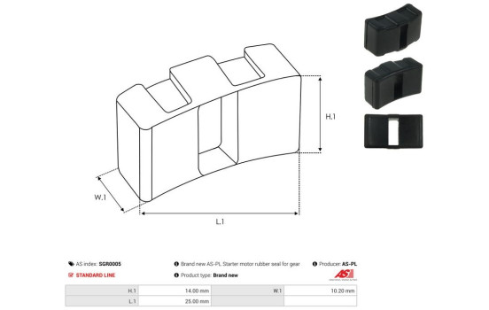 Repair kit, starter motor, Image 4