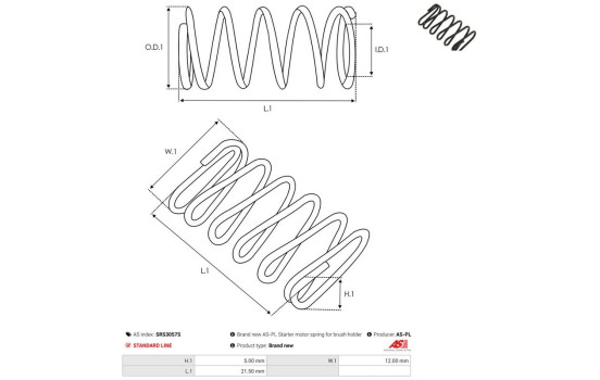Repair kit, starter motor, Image 2