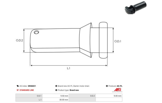 Repair kit, starter motor, Image 2