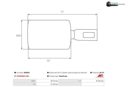 Repair kit, starter motor, Image 2
