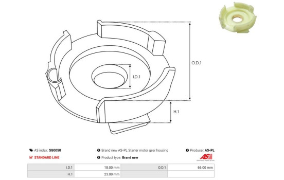 Repair kit, starter motor, Image 2