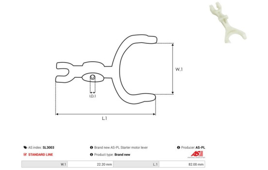 Repair kit, starter motor, Image 2