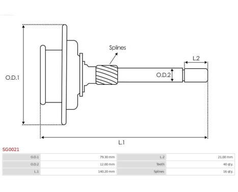 Ring gear, planetary gear system (starter), Image 4