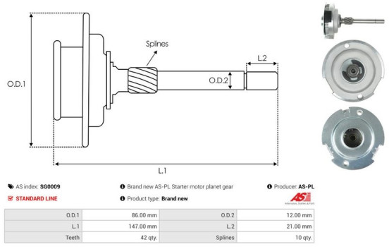 Ring gear, planetary gear system (starter), Image 4