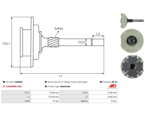 Ring gear, planetary gear system (starter), Image 4