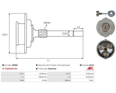 Ring gear, planetary gear system (starter), Image 4