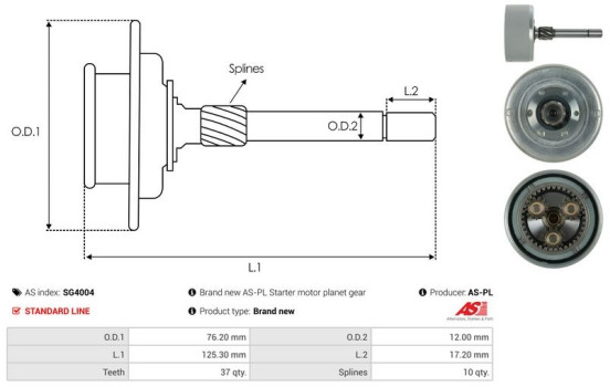 Ring gear, planetary gear system (starter), Image 4