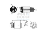 Solenoid switch, starter motor