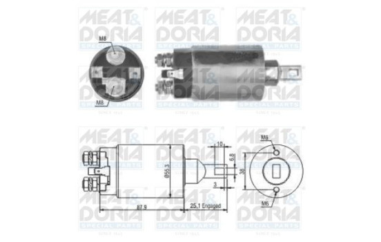 Solenoid Switch, starter