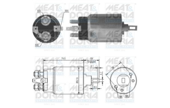 Solenoid Switch, starter