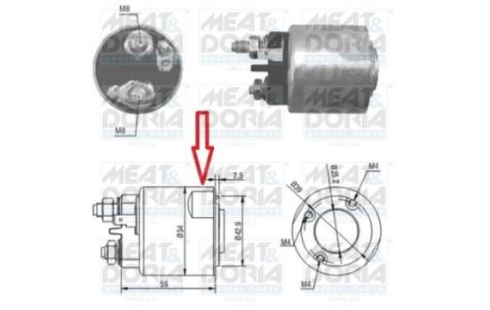 Solenoid Switch, starter