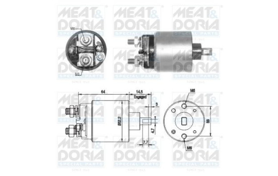 Solenoid Switch, starter