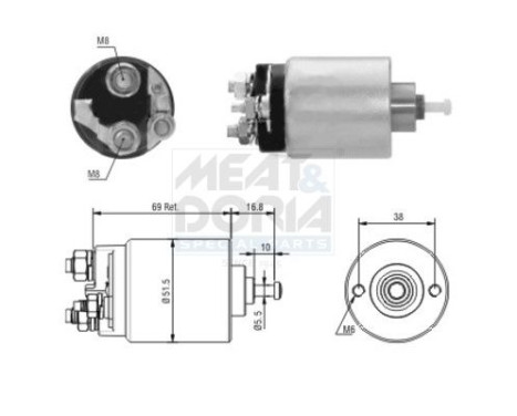 Solenoid Switch, starter