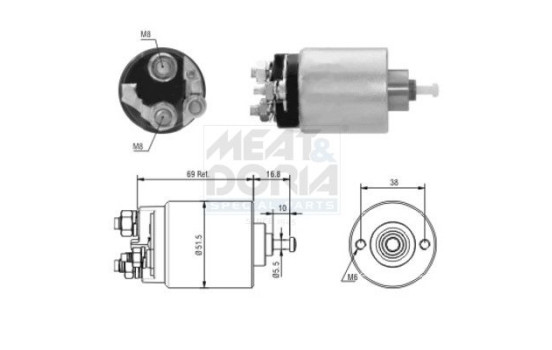 Solenoid Switch, starter