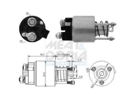 Solenoid Switch, starter