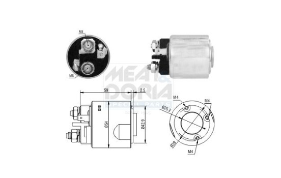Solenoid Switch, starter