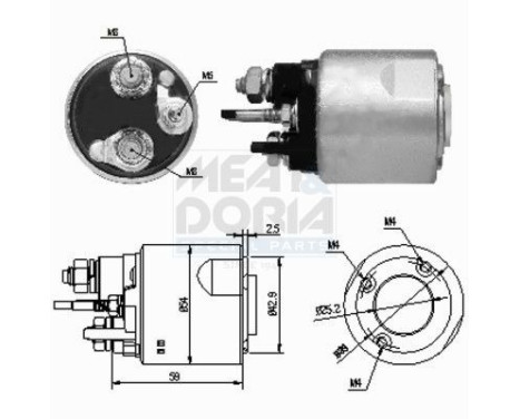 Solenoid Switch, starter